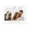 Elegant Script 2 Photo Wedding Save the Date