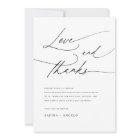 Elegant Script Black and White Classic Wedding