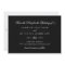 Elegant Script Black Wedding