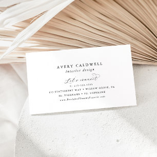 Elegant Script Business Card