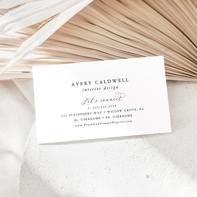 Elegant Script Business Card (Creator Uploaded)