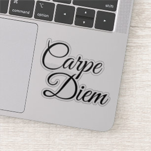 Elegant Script Carpe Diem Motivational