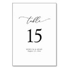 Elegant Script Classic Black & White Wedding