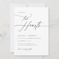 Elegant Script Classic QR Code All In One Wedding