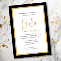 Elegant Script Corporate Gala Fundraiser