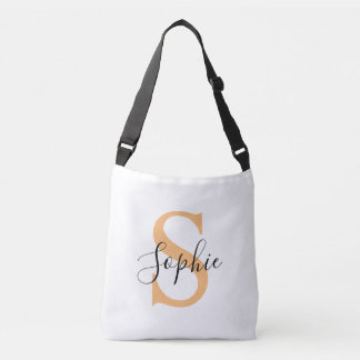 Elegant Script Custom Name Personalised Gift Crossbody Bag