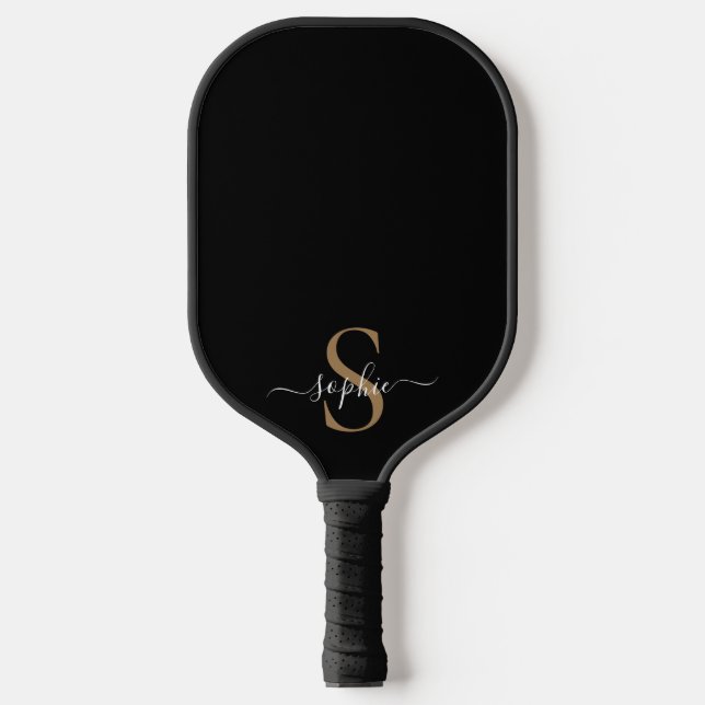Elegant Script Custom Name Personalised Gift Pickleball Paddle (Front)