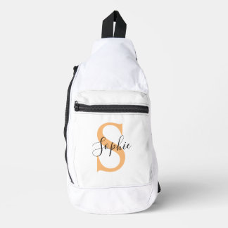 Elegant Script Custom Name Personalised Gift Sling Bag