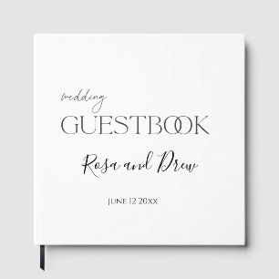 Elegant Script - Customisable Wedding Guestbook