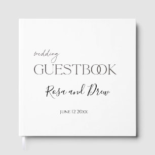 Elegant Script - Customisable Wedding Guestbook