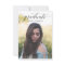 Elegant Script Graduation Announcement with Photo