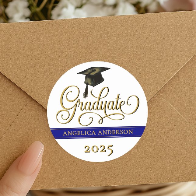Elegant Script Graduation Sticker (Creator Uploaded)
