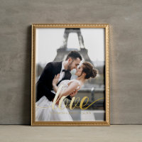 Elegant Script "Love" Overlay Photo