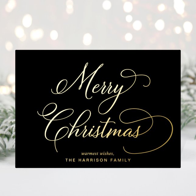 Elegant Script Merry Christmas Black (Creator Uploaded)
