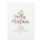 Elegant Script Merry Christmas Mistletoe Photo