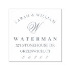 Elegant Script Monogram | Return Address