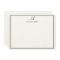 Elegant Script Monogram Stationery Cards