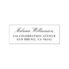 Elegant Script Name & Classic Return Address