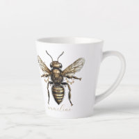 Elegant Script Name Golden Bee