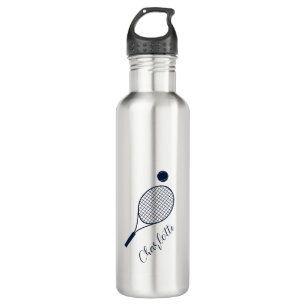 Elegant Script Name Monogram Tennis Club 710 Ml Water Bottle