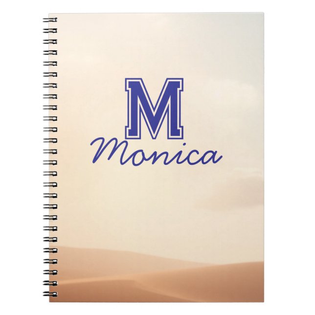 Elegant Script Name Notebook  (Front)