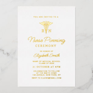 elegant script nurse pinning ceremony