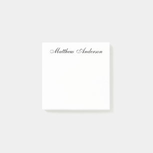 Elegant Script Post-it Notes