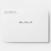 Elegant Script Return Address