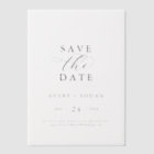 Elegant Script Simple Modern Wedding Save the Date