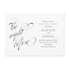 Elegant Script The Night Before Rehearsal Dinner