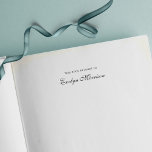 Elegant Script This Book Belongs To Self-inking Stamp<br><div class="desc">Elegant Script From This Book Belongs To Self Inking Rubber Stamp that is easy to personalise. Great stamp for your books. Personalise it by replacing the placeholder text with your name. For more options such as to change the font and it's size click the "Customise it" button. *Please note that...</div>