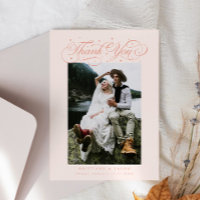 Elegant Script Typography Dots Wedding Peach