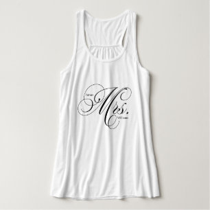 Elegant Script Typography "Future Mrs" Singlet