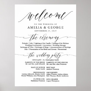 Elegant Script Typography Poster