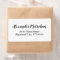 Elegant Script Typography Shipping Address Label