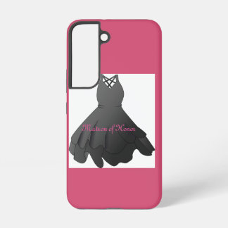 Elegant Script Wedding Dress Matron of Honour Samsung Galaxy Case