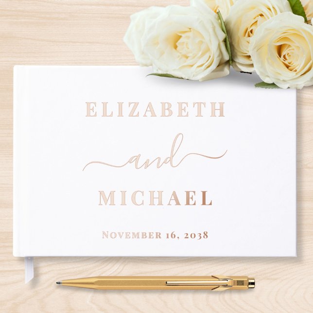 Elegant Script Wedding Guest Book (Creator Uploaded)
