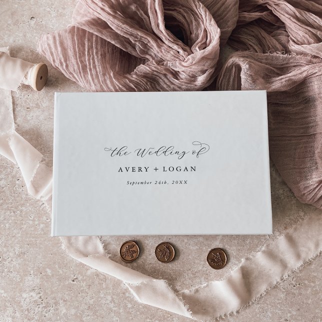 Elegant Script Wedding Guest Book (Creator Uploaded)