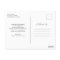Elegant Script Wedding Thank You Postcard