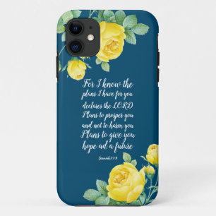 Elegant Scripture Jeremiah 29:11 Case-Mate iPhone Case-Mate iPhone Case