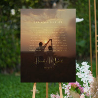 Elegant Scriptures | Wedding Photo Welcome