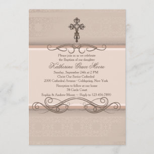 Elegant Scrolls Invitation