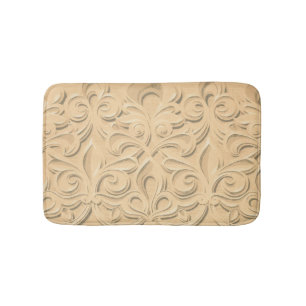 Elegant Scrollwork Bath Mat