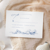 Elegant Seaside Coastal Blue Wedding