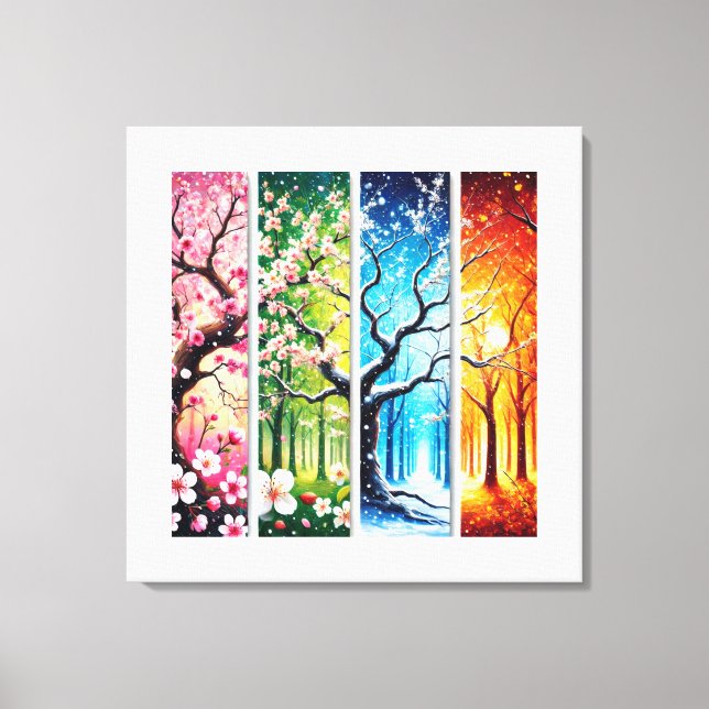 Elegant Seasonal and Floral Wall Art Collection (Front)