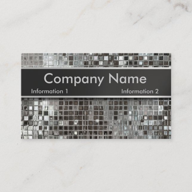 Elegant Sequins Business Cards (Front)