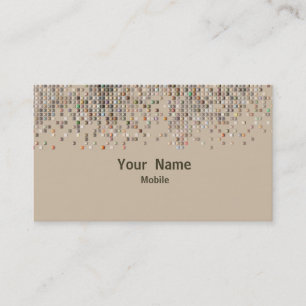 Elegant Sequins Hologram Business Card