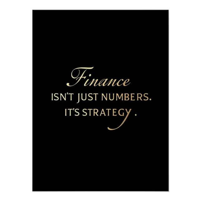 Elegant Serif Motivational Poster for Office Wall (Front)