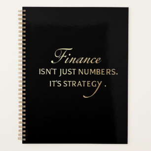 Elegant Serif Quote for Finance Professionals Planner