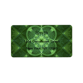 Elegant Shamrock Return Address Label